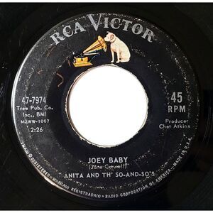 Anita & Th' So‑and‑So’s 45 “Joey Baby / Rinky Tinky Rhythm” RCA Victor Teen Rock